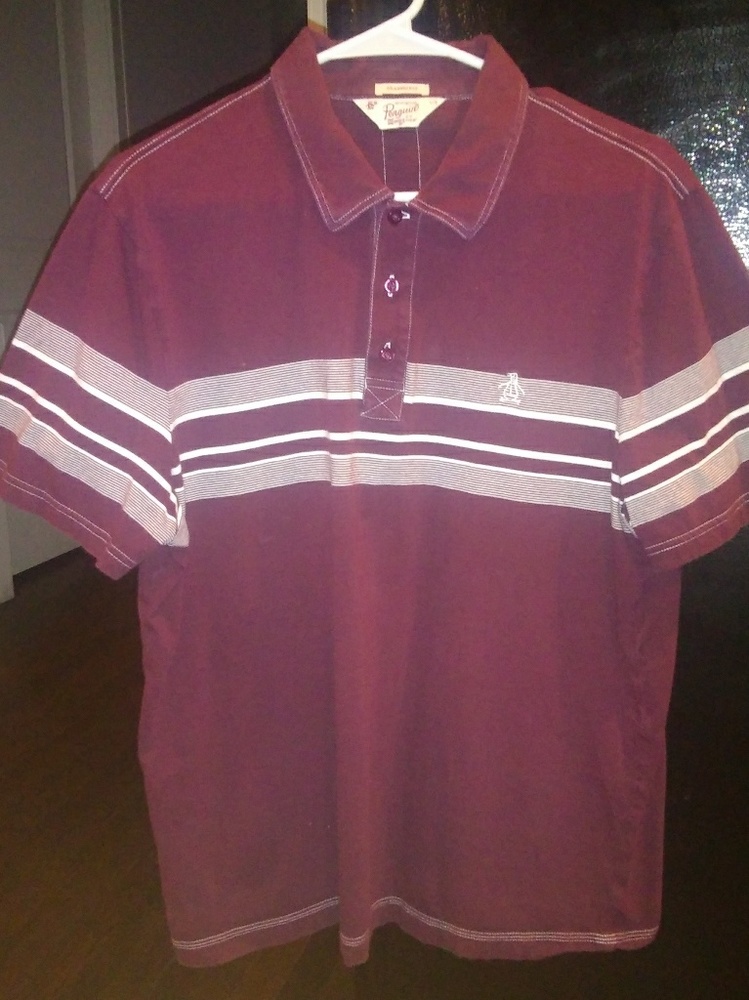 *ON SALE*🐧Penguin Striped Polo Shirt🐧